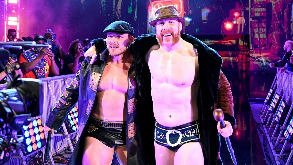Ridge Holland with Sheamus at WWE Day 1